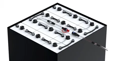 Battery water filling system